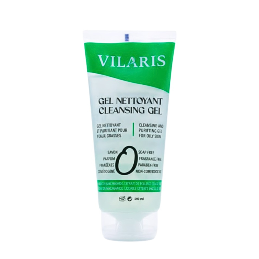 VILARIS - Gel Nettoyant Peau Grasse 200ml Maroc au meilleur prix | Parachezvous.ma