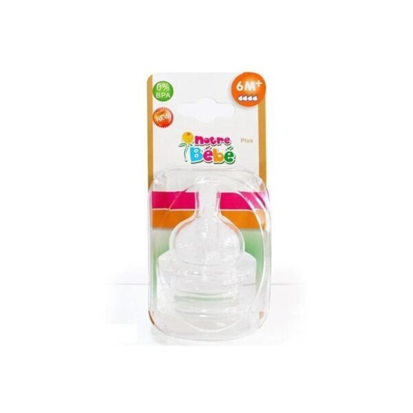 Notre Bebe 2 Tetines Debit +6m Variable