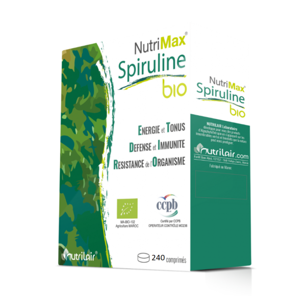Nutrimax Spiruline Bio 240 Comprimés