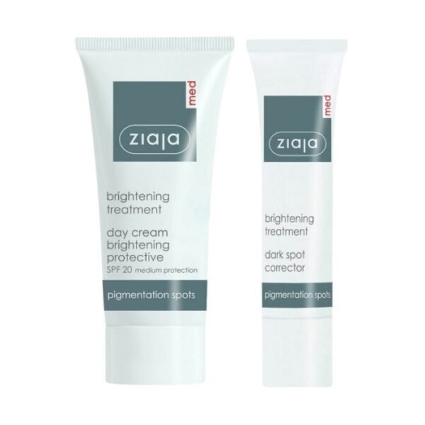 ZIAJA MED PACK CREME DE JOUR DEPIGMENTANTE SPF 20 50ML + CORRECTEUR ANTI TACHE
